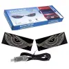 Car LED decorative lights, Devil's Eye LED car stickers, dynamic USB color lights, rear windshield lights, taillights, blink lights details Picture